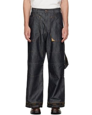 we11done Old School Denim Jeans - Black