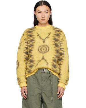 South2 West8 Mohair Jumper - Yellow