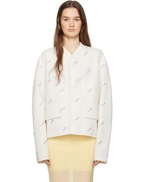 Rier City Crop Flowers Walker Jacket - Multicolor