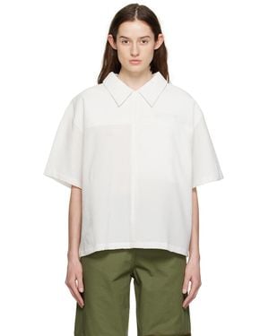 Spencer Badu Zip Pocket Shirt - White