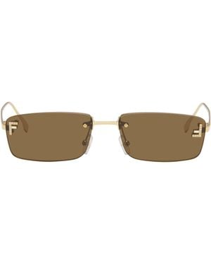 Fendi First' Crystal Sunglasses - Brown