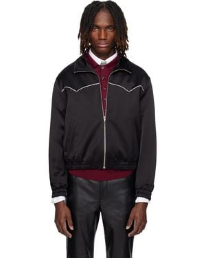 Ernest W. Baker Western Track Jacket - Black