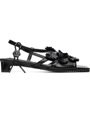 Cecilie Bahnsen ブラック Cbarna ヒールサンダル