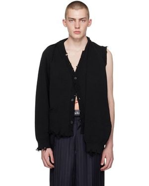Doublet 2Way Sleeve Cardigan - Black