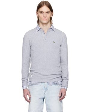 Lacoste Waffle-Knit Henley - Multicolour