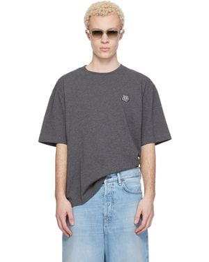 Maison Kitsuné Fox Head Oversize T-Shirt - Grey