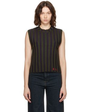 Eckhaus Latta Keyboard Tank Top - Black