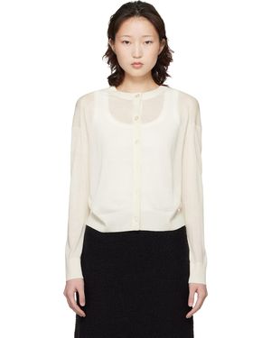 Loulou de Saison Off- Kita Cardigan - White