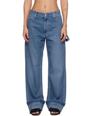 Simone Rocha Straight Leg Jeans - Blue