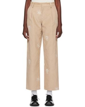 Soulland Aidan Trousers - Natural