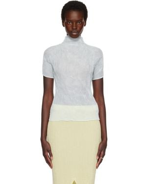 Issey Miyake Chiffon Twist 1 Top - White