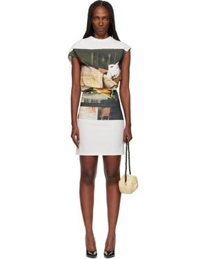 Issey Miyake Street View Minidress - White