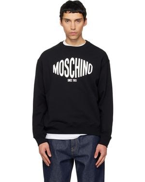 Moschino Logo Sport Sweatshirt - Black