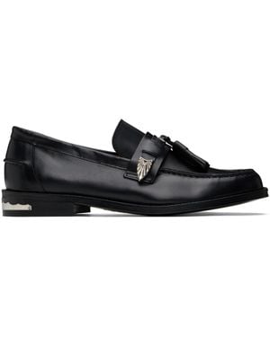 Toga Virilis Hard Leather Loafers - Black