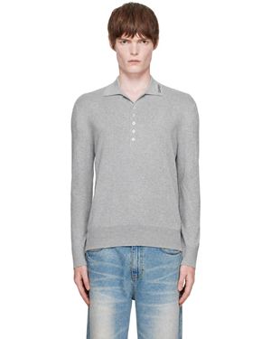 Carrera Milton Long-Sleeve Polo - Gray
