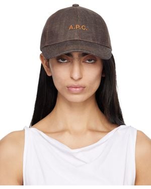 A.P.C. Charlie Baseball Cap - Gray