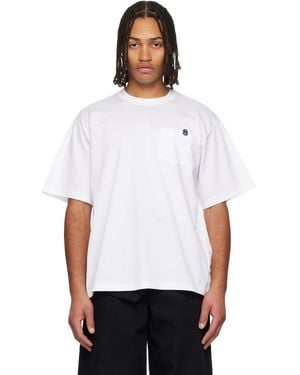 Sacai Cotton Jersey T-Shirt - White