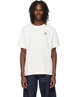 Maison Kitsuné Off- 'Café Kitsune' Relax T-Shirt - White