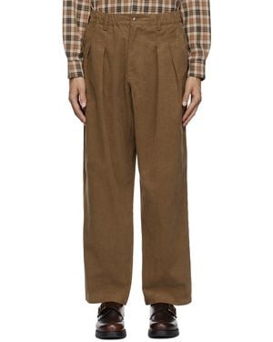 Uniform Bridge Tan Ae Trousers - Brown