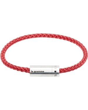Le Gramme Nato Cable 'Le 7G' Bracelet - Black