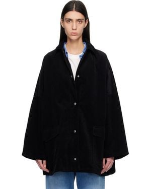 TOTEME Cord Overshirt Chore Jacket - Black