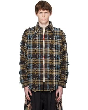 Collina Strada Bat Button-Up Shirt - Black