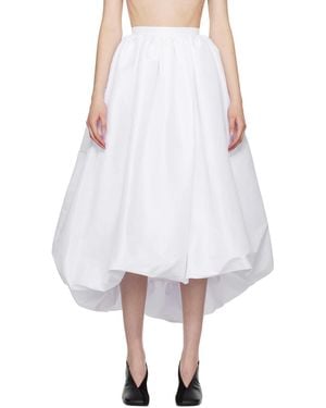 Kika Vargas Ssense Exclusive Nina Midi Skirt - White