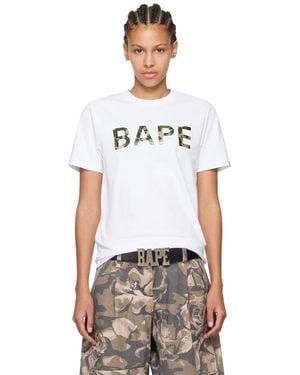 A Bathing Ape Abc Camo Glitter T-Shirt - Black