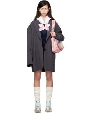 Im Sorry by Petra Collins Ssense Exclusive Jennyfax Edition Oversized Blazer - Black