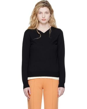 High Sport Billie Vneck Jumper - Black