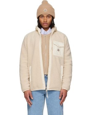 Moncler Teddy Zip-Up Pocket Jacket - Blue