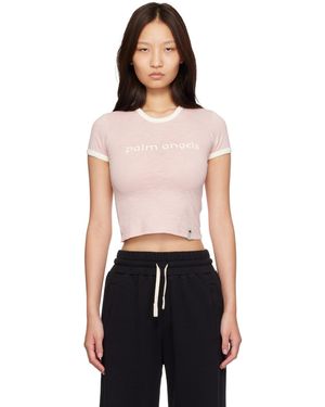 Palm Angels Hollywood Slim T-Shirt - Black