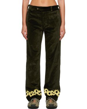 SAINTWOODS Flower Pants - Black