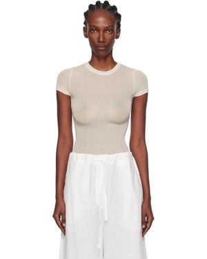 Paris Georgia Basics Off- Elemental Sheer Baby T-Shirt - Black