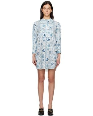 See By Chloé Blue Caravan Minidress - Black