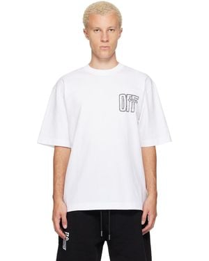 Off-White c/o Virgil Abloh Motion Arrow Skate T-Shirt - White