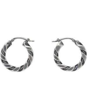 MM6 by Maison Martin Margiela Chain Earrings - Black