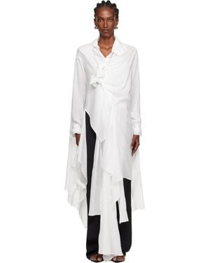 Yohji Yamamoto Draped Blouse - Black
