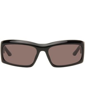 Gucci Rectangular Frame Sunglasses - Brown