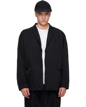Comme des Garçons Polyester Serge Blazer - Black