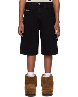 Carne Bollente Cupid's Cheeks Denim Shorts - Black