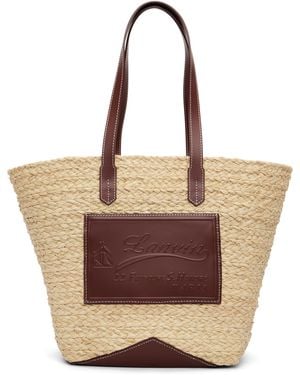 Lanvin Catch Medium Tote - Brown
