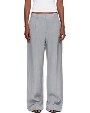 St. Agni Classic Pintuck Trousers - Black