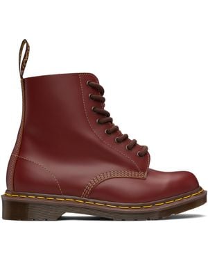 Dr. Martens Burgundy 1460 Vintage 'Made - Brown