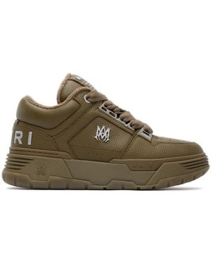 Amiri Khaki Metallic Ma-1 Trainers - Green
