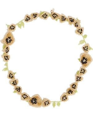 Pura Utz Poppy Galore Necklace - Metallic