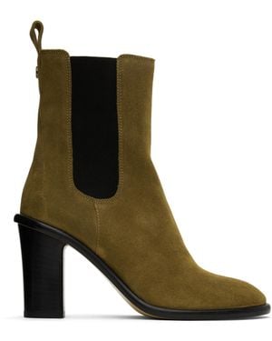 Isabel Marant Taupe Gyllya Boots - Green