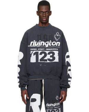 RIVINGTON roi Rebis Membership Uso Crewneck Sweatshirt - Black