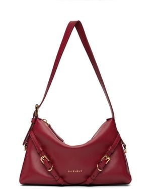 Givenchy Mini Voyou Shiny Leather Bag - Red