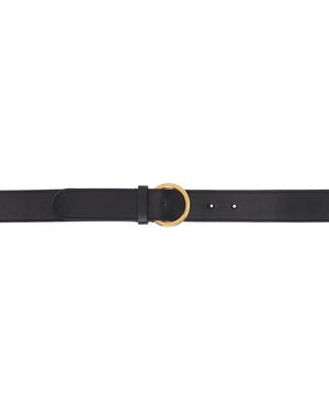 The Row Vintage Belt in Black ANG | FWRD